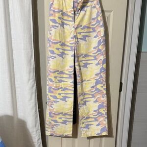 Topshop Pastel Camouflage Pants
